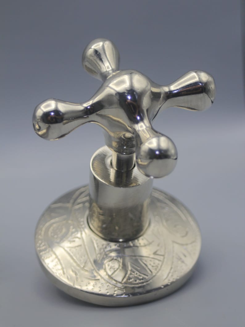 Silver Engraved Vintage Wall mounted bathroom faucet,Embrace the Charm of Vintage Style Faucet