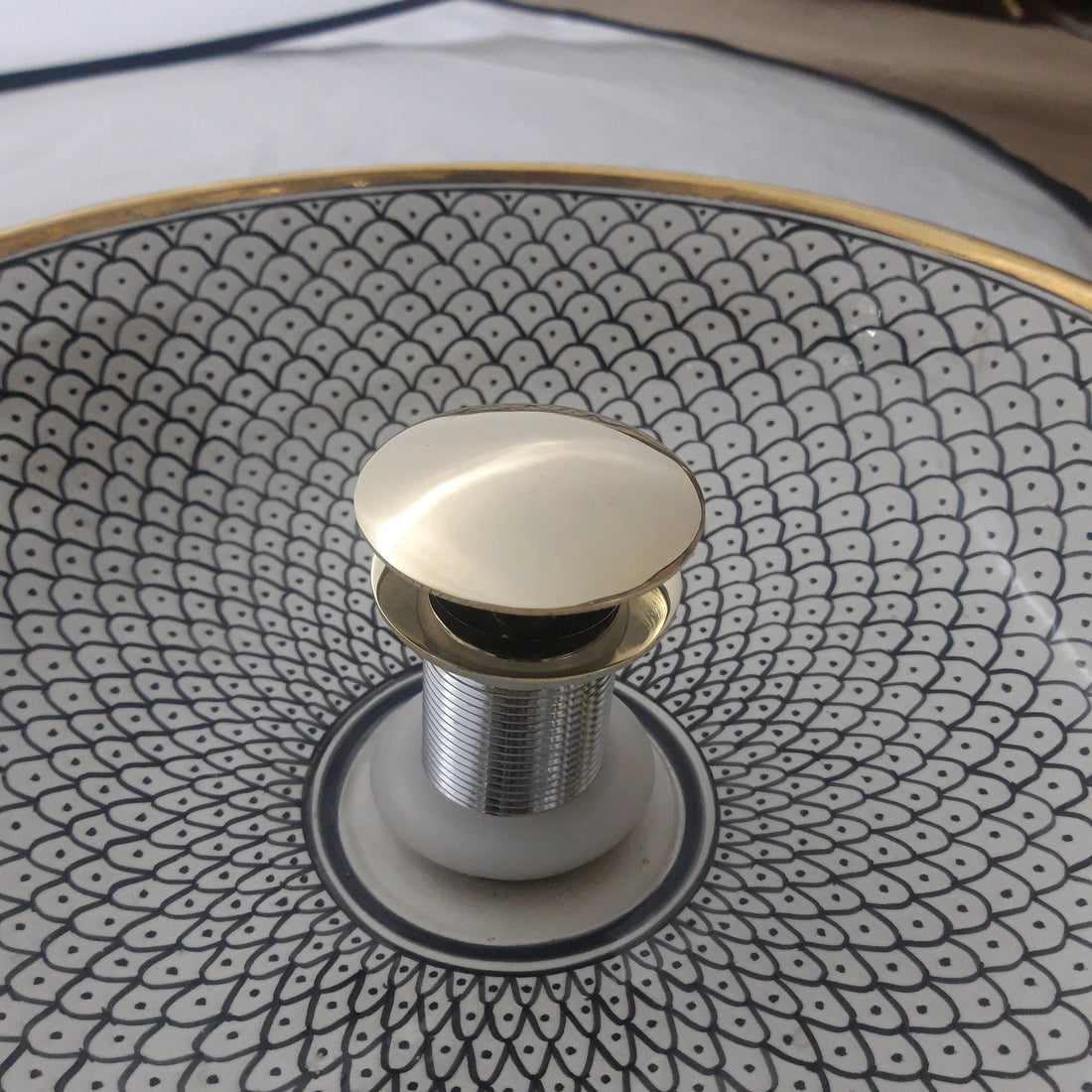 solid brass pop up button sink drain push up button
