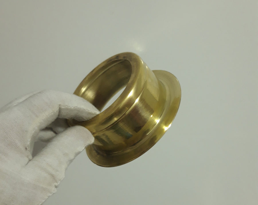 unlacquered solid brass flange disposal kitchen sink drain strainer , disposal sink flange