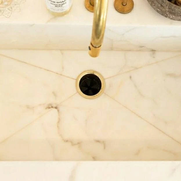 unlacquered solid brass flange disposal kitchen sink drain strainer , disposal sink flange