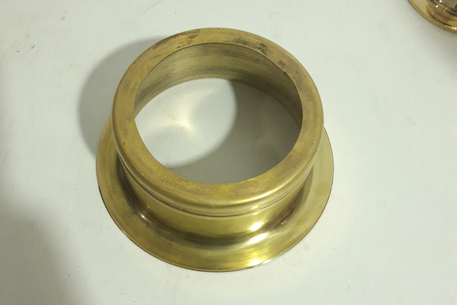 unlacquered solid brass flange disposal kitchen sink drain strainer , disposal sink flange